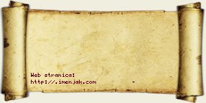 Una Klepac vizit kartica